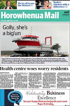 Horowhenua Mail - September 15th 2016